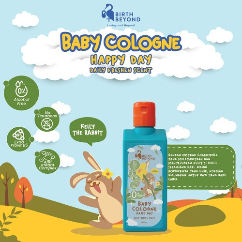 Birth Beyond Baby Cologne Happy Day 100ml - Parfum Bayi