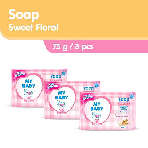 My Baby Soap Bundle 3 Pcs 75gr - Sabun Batang