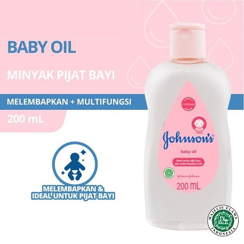 Johnson Oil Reg 50ml/125ml/200ml - Minyak Pijat Bayi