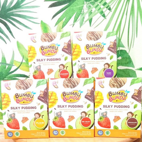 Bumbu Bunda Silky Pudding 100gr - Non Pemanis Buatan Non Pengawet Tektur Lembut