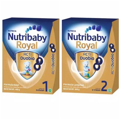 Nutribaby Royal Tahap 1 & 2 Kemasan Kardus 800gr