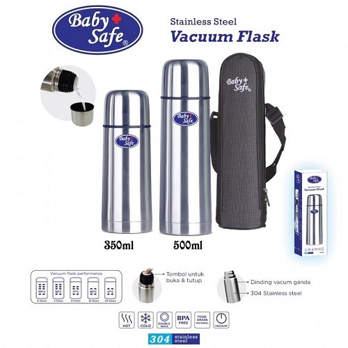 Baby Safe TER01/TER02 Vacuum Flask 350ml/500ml - Termos Minum