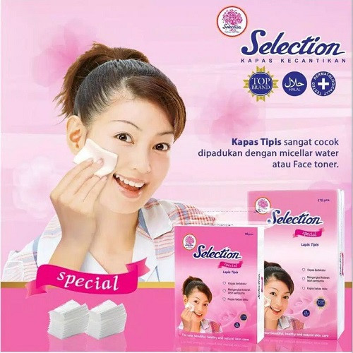 Selection Kapas Kecantikan Tebal Tipis - Facial Cotton