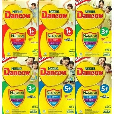 Dancow 1+/3+/5+ Madu & Vanila 800gr - Susu Pertumbuhan