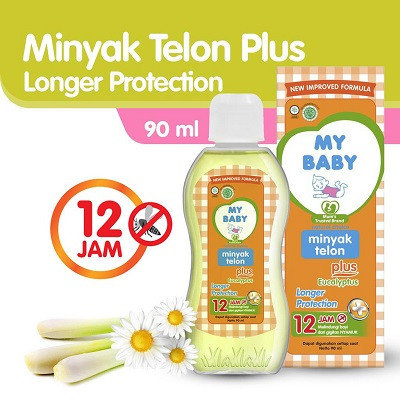 My Baby Telon Pl Longer Protection 60ml/90ml - Minyak Telon Bayi