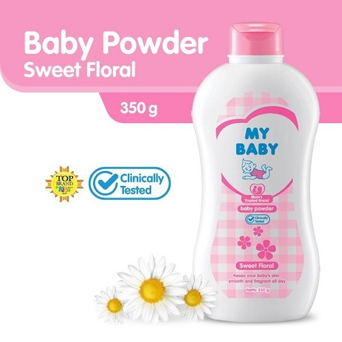 My Baby Powder Sweet Floral 100gr/250gr - Bedak Bayi